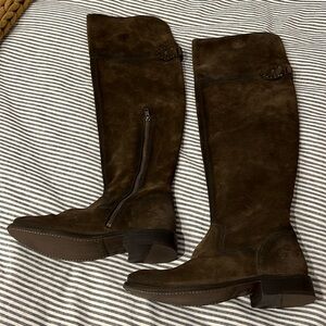 Frye "Shirley" boots. Suede over the knee NWOT